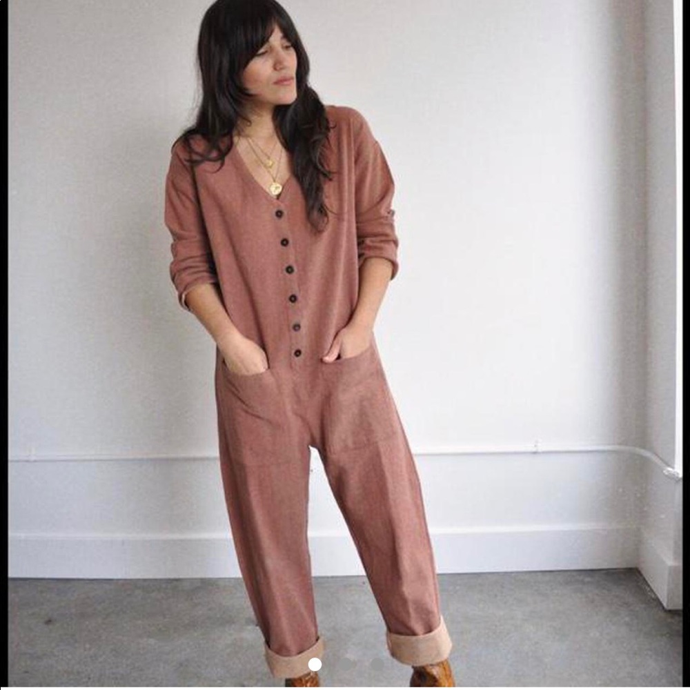 Happy French Gang terracotta jumpsuit